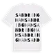 Sandringham ordlek t-shirt