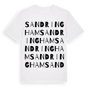 Sandringham ordlek t-shirt – ekologisk bomull t-shirt från Pinshirt