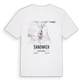 Sandwich karta t-shirt