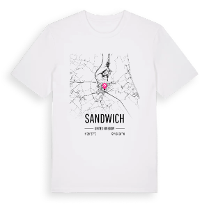 Sandwich karta t-shirt – ekologisk bomull t-shirt från Pinshirt