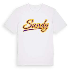 Sandy baseball t-shirt – ekologisk bomull t-shirt från Pinshirt