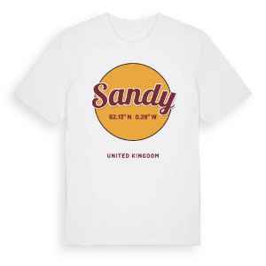 Sandy cirkel t-shirt – ekologisk bomull t-shirt från Pinshirt