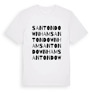 Santon Downham ordlek t-shirt – ekologisk bomull t-shirt från Pinshirt