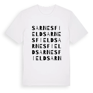 Sarnesfield ordlek t-shirt – ekologisk bomull t-shirt från Pinshirt