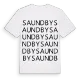 Saundby ordlek t-shirt