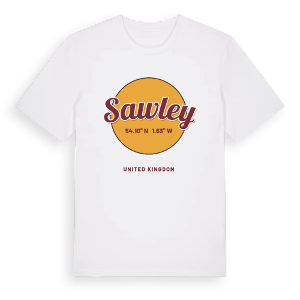 Sawley cirkel t-shirt – ekologisk bomull t-shirt från Pinshirt