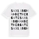 Saxlingham Nethergate ordlek t-shirt