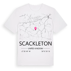 Scackleton karta t-shirt – ekologisk bomull t-shirt från Pinshirt