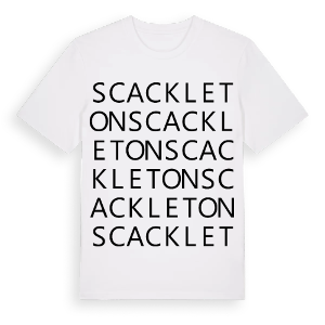 Scackleton ordlek t-shirt – ekologisk bomull t-shirt från Pinshirt