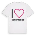 Jag älskar Scampton CP t-shirt stort tryck