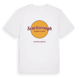 Scarborough cirkel t-shirt – ekologisk bomull t-shirt från Pinshirt