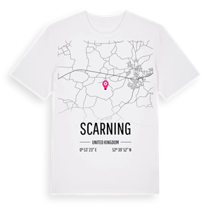 Scarning karta t-shirt – ekologisk bomull t-shirt från Pinshirt