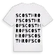 Scosthrop ordlek t-shirt
