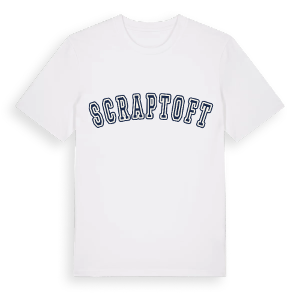 Scraptoft college t-shirt – ekologisk bomull t-shirt från Pinshirt