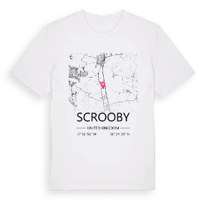 Scrooby karta t-shirt – ekologisk bomull t-shirt från Pinshirt