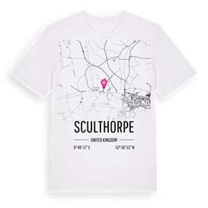 Sculthorpe karta t-shirt – ekologisk bomull t-shirt från Pinshirt