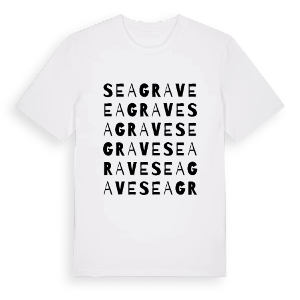 Seagrave ordlek t-shirt – ekologisk bomull t-shirt från Pinshirt