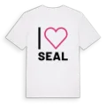 Jag älskar Seal t-shirt stort tryck