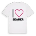 Jag älskar Seamer t-shirt stort tryck