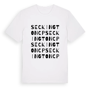 Seckington CP ordlek t-shirt – ekologisk bomull t-shirt från Pinshirt