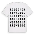 Sedgeberrow ordlek t-shirt