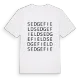 Sedgefield ordlek t-shirt