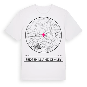 Sedgehill and Semley t-shirt – ekologisk bomull t-shirt från Pinshirt