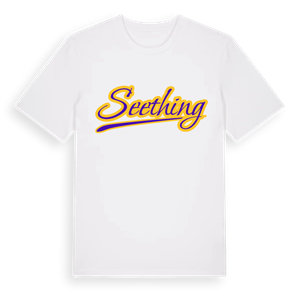Seething baseball t-shirt – ekologisk bomull t-shirt från Pinshirt