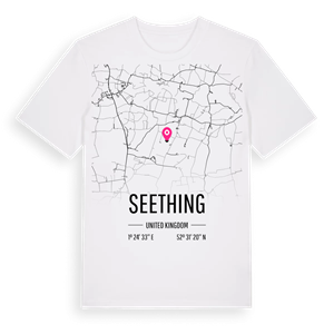 Seething karta t-shirt – ekologisk bomull t-shirt från Pinshirt