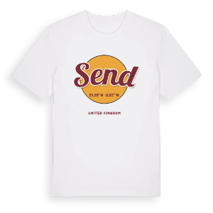 Send cirkel t-shirt – ekologisk bomull t-shirt från Pinshirt