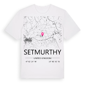 Setmurthy karta t-shirt – ekologisk bomull t-shirt från Pinshirt