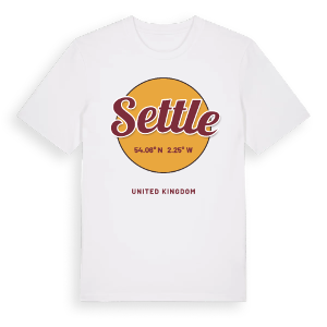 Settle cirkel t-shirt – ekologisk bomull t-shirt från Pinshirt