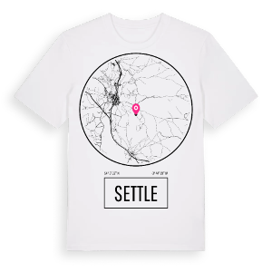 Settle t-shirt – ekologisk bomull t-shirt från Pinshirt