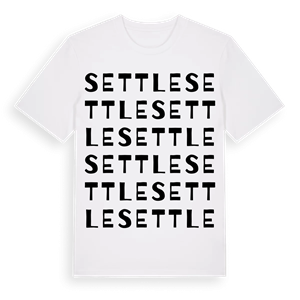 Settle ordlek t-shirt – ekologisk bomull t-shirt från Pinshirt