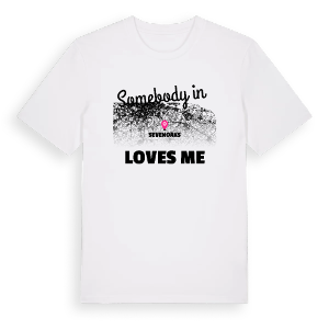 Någon i Sevenoaks älskar mig t-shirt – ekologisk bomull t-shirt från Pinshirt