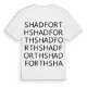 Shadforth ordlek t-shirt
