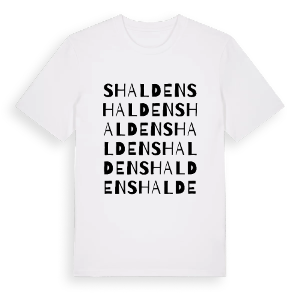 Shalden ordlek t-shirt – ekologisk bomull t-shirt från Pinshirt