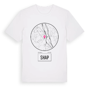 Shap t-shirt – ekologisk bomull t-shirt från Pinshirt