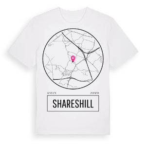 Shareshill t-shirt – ekologisk bomull t-shirt från Pinshirt