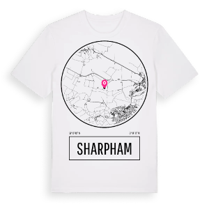 Sharpham t-shirt – ekologisk bomull t-shirt från Pinshirt
