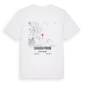 Shaugh Prior karta t-shirt – ekologisk bomull t-shirt från Pinshirt