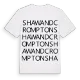 Shaw and Crompton ordlek t-shirt