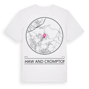 Shaw and Crompton t-shirt – ekologisk bomull t-shirt från Pinshirt