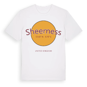 Sheerness cirkel t-shirt – ekologisk bomull t-shirt från Pinshirt