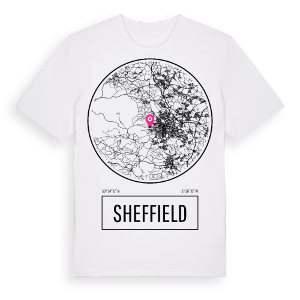 Sheffield t-shirt – ekologisk bomull t-shirt från Pinshirt