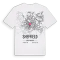 Sheffield karta t-shirt