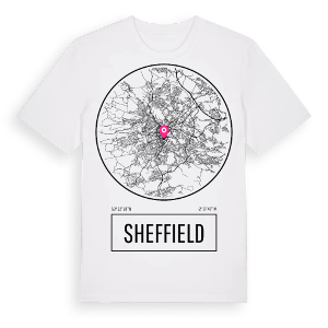 Sheffield t-shirt – ekologisk bomull t-shirt från Pinshirt