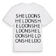 Sheldon ordlek t-shirt