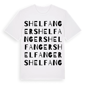 Shelfanger ordlek t-shirt – ekologisk bomull t-shirt från Pinshirt