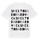 Shelton and Hardwick ordlek t-shirt